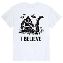 アニメキャラクター メンズ トップス Tシャツ Licensed Character Mens I Believe Tee White ホワイト