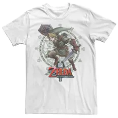 アニメキャラクター メンズ トップス Tシャツ ロゴ Licensed Character Mens Nintendo The Legend Of Zelda Twilight Princess Logo Tee White ホワイト