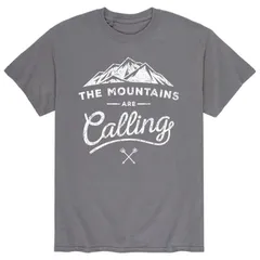 アニメキャラクター メンズ トップス Tシャツ Licensed Character Mens Mounatins Are Calling Tee Gray グレー