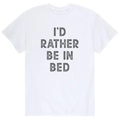 アニメキャラクター メンズ トップス Tシャツ Licensed Character Mens Rather Be In Bed Tee White ホワイト