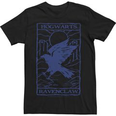애니메이션 캐릭터 맨즈 탑스 T셔츠 Licensed Character Mens Harry Potteravenclaw Tarot Playing Card Tee Black 블랙