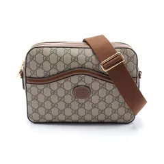 グッチ GUCCI ショルダーバッグ インターロッキングG GGスプリーム 67589192THG8563 ベージュ PVCコーティングキャンバス レザー ショルダーバッグ ユニセックス 新品