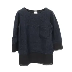 シャネル CHANEL ココマークボタン P44279W05191 ファブリック カシミヤ トップス レディース Used Aのサムネイル