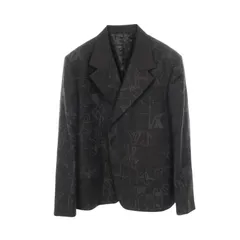 ルイ・ヴィトン LOUIS VUITTON テーラードジャケット モノグラム ビジュー ウール ジャケット メンズ 未使用