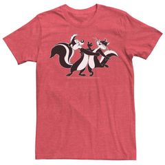 90s ルーニー・テューンズ『ペペ・ル・ピュー』tシャツ/L/レッド/USA製 