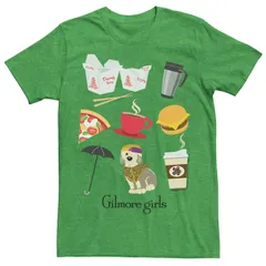 アニメキャラクター メンズ トップス Tシャツ Licensed Character Mens Gilmore Girls Icons Tee Kelly Heather ヘザー