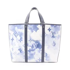 ルイ・ヴィトン LOUIS VUITTON トートバッグ ウィークエンドトートGM M45755 PVCコーティングキャンバス レザー ウィークエンド・トートGM メンズ Used B