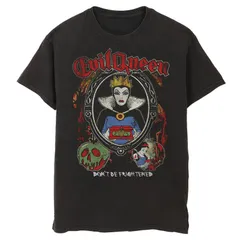 ディズニー メンズ トップス Tシャツ Disneysnowhite Mens Evil Queen Tee Black ブラック