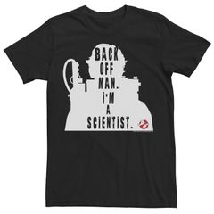 アニメキャラクター メンズ トップス Tシャツ Licensed Character Mens Ghostbusters Im A Scientist Silhouettee Black ブラック