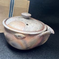西尾彦四郎 伊賀 片口 平水指 共箱 茶道具 - メルカリ