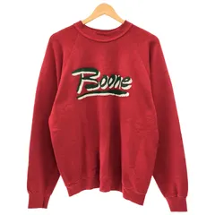 古着 80s FRUIT OF THE LOOM ラグランスウェット レッド XL