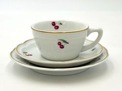 美品】リチャードジノリ ボンジョルノ チェリー カップ＆ソーサー