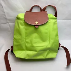 ロンシャン Le Pliage ライムグリーン リュック バックパック