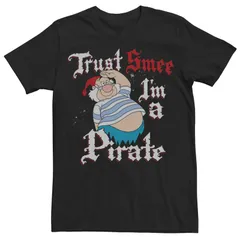 ディズニー メンズ トップス Tシャツ Mens Disneys Peter Pan Smee Pirate TShirt Black ブラックのサムネイル