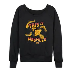 スター ウォーズ レディース トップス Tシャツ パイル Womenstar Wars C3PO French Terry Long Sleeve Tee Black ブラック