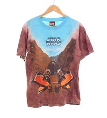 무비 T MOOVIE T 90 's STAR WARS Episode1 스타 워즈 에피소드 1 타이 다이 T 셔츠 올 오버 프린트 VINTAGE Tee 빈티지 TT 셔츠 멀티 컬러 L 사이즈 103MT-4144