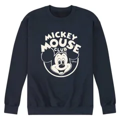 ディズニー メンズ トップス Tシャツ ヴィンテージ スウェット フリース Mens Disneys Mickey Mouse Club Vintage Fleece Sweatshirt Navy ネイビー