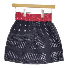 CONVERSE TOKYO A2861FB234 星 スター ミニスカート ネイビー レッド レディース コンバーストウキョウ【中古】5-0311M♪