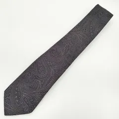 Aquascutum classic collection シルク 総柄 ネクタイ ネイビー メンズ アクアスキュータム【中古】5-0510G∞