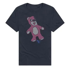 アニメキャラクター メンズ トップス Tシャツ グラフィック Licensed Character Mens Breaking Bad Pink Bear Tread Lightly Graphic Tee Navy ネイビー