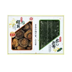 国内産 原木香信椎茸・昆布詰合せ (TSK-30N4)