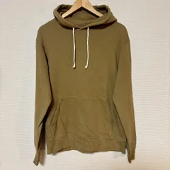 (^w^)b Champion チャンピオン プルオーバーパーカー  ブラウン 茶 カンガルーポケット Cロゴ ワッペン スウェット フーディ トレーナー 古着 カジュアル メンズ レディース サイズXL   OM10765YS