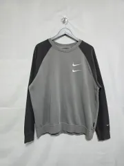 ナイキ チャコール 裏毛 スウェット 長袖 グレー 110 0311