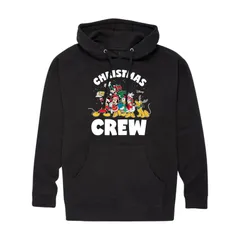 ディズニー メンズ トップス Tシャツ パーカー グラフィック Disneys Mickey Mouse Friends Christmas Crew Graphic Hoodie Black ブラック