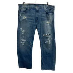 メキシコ製 Levi's 569 デニムパンツ W40 ブルー リーバイス ジップアップ ビッグサイズ デニム アメカジ ジーンズ 2603-218