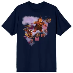 アニメキャラクター メンズ トップス Tシャツ グラフィック Licensed Character Mens Minecraft Legends Portal Graphic Tee Blue ブルー