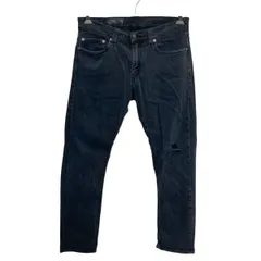 メキシコ製 Levi's 511 デニムパンツ W33 ブラック リーバイス ジップアップ アメカジ ジーンズ デニム コットン スキニー 2603-241