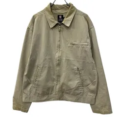90s CHAPS RALPH LAUREN スウィングトップ L ベージュ チャップス ラルフローレン ジップアップ 胸ポケット アウター 春秋物 a803-5603