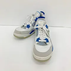 NIKE ナイキ ゴルフ シューズ スニーカー Air Jordan 4 Retro Golf CU9981-101 エアジョーダン メンズ 25.5cm MILITARY BLUE 靴 DF18259■
