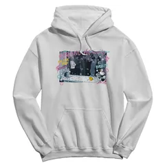 アニメキャラクター メンズ トップス Tシャツ パーカー グラフィック Licensed Character Mens Friendship Goals Graphic Hoodie White ホワイト