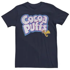 アニメキャラクター メンズ トップス Tシャツ ロゴ グラフィック Licensed Character Mens Cocoa Puffs Logo Graphic Tee Navy ネイビーのサムネイル