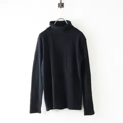 ルフ LUEUF コットン混 リブ編み タートルネック プルオーバーカットソー ブラック┃黒 トップス【2400014657197】のサムネイル