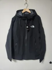THE NORTH FACE ザノースフェイス ブラック フード ウィンドブレーカー ジャケット