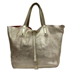 TIFFANY&Co.(ティファニー) トートバッグ - ゴールド×オレンジ リバーシブル レザー