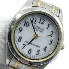 稼働品　CITIZEN　シチズン Eco-Drive エコドライブ E030-L20484 腕時計 アナログ ソーラー 3針