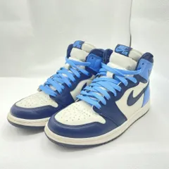 【中古】NIKE AIR JORDAN 1 RETRO HIGH OG 26cm ホワイト＆ブルー[79]