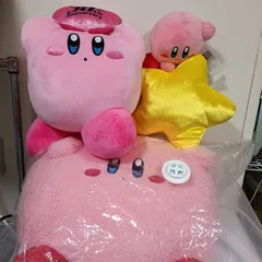 星のカービィ　ふわふわもっとBIG　まんぷく2　ぬいぐるみ　ワープスターカービィ　30th BIGぬいぐるみ