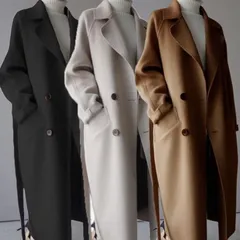 再入荷 ツイード コート 即購入OK レディース ロングコート 長袖 無地 ロング丈 アウター 羽織 体型カバー ゆったり シンプル カジュアル おしゃれ かわいい 秋 冬 通勤 通学 20代 30代 40代 50代