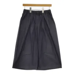 evam eva コットンイージーワイドタックパンツ E171T153 パンツ ネイビー レディース エヴァムエヴァ【中古】5-0312M∞