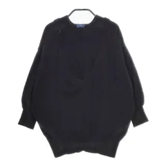 SHIPS アンサンブル ノースリーブ プルオーバー コットン セーター ニット ブラック レディース シップス【中古】5-0407M∞