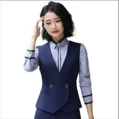 再入荷 スーツベスト ジレベスト スーツ ノースリーブ レディース トップス ノースリーブ チョッキ フォーマル ビジネス ホテル 通勤 仕事 OL 結婚式 制服 ユニフォーム 業務用 無地 着痩せ おしゃれ
