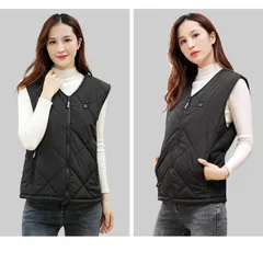 再入荷 電熱ベスト 8箇所発熱 5段階温度調節 加熱ベスト ヒーターベスト 加熱服 Vネック ハイネック USB給電式 防寒対策 超軽量 洗える 屋外作業 通勤 釣り 登山 スキー バイク 通勤