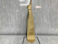 BVLGARI ブルガリ ネクタイ 総柄 イエロー