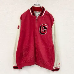 古着 used　HUDSON'S BAY CO.　スタジャン/スタジアムジャケット　カナダオリンピック　赤　レッド　アイボリー　XLサイズ