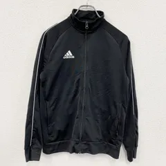 古着 used　adidas　アディダス　トラックジャケット/ジャージ　パフォーマンスロゴ　黒　ブラック　Lサイズ