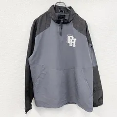 古着 used　HOLLOWAY　ウォームアップジャケット　ハーフジッププルオーバージャケット　グレー　Lサイズ